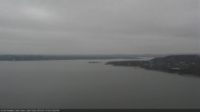 Lake Travis webcam, January 15, 2019 2:15 PM CT