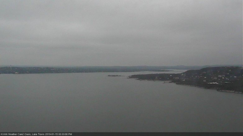 Lake Travis webcam, January 15, 2019 2:35 PM CT