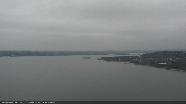 Lake Travis webcam, January 15, 2019 2:40 PM CT