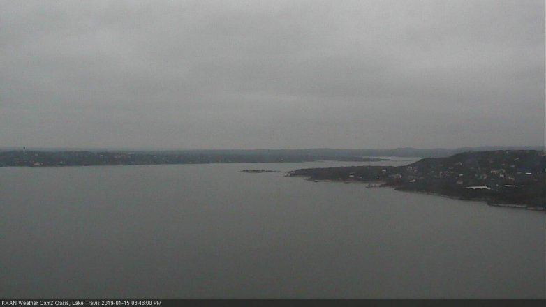 Lake Travis webcam, January 15, 2019 2:50 PM CT