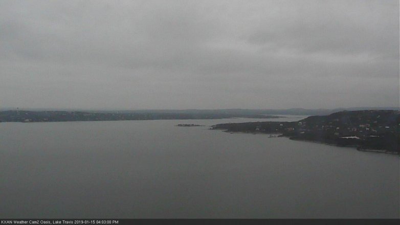 Lake Travis webcam, January 15, 2019 3:05 PM CT