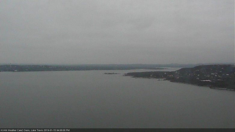 Lake Travis webcam, January 15, 2019 3:10 PM CT