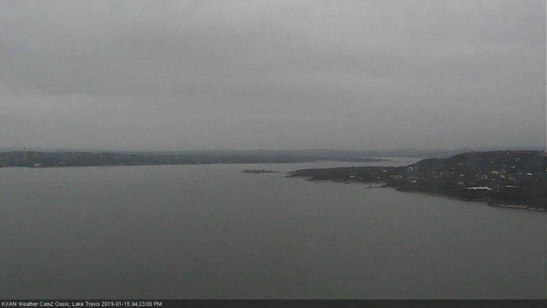 Lake Travis webcam, January 15, 2019 3:25 PM CT