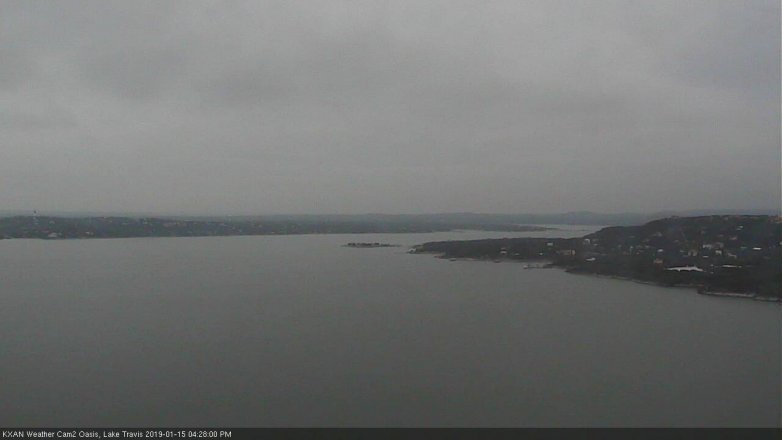 Lake Travis webcam, January 15, 2019 3:30 PM CT