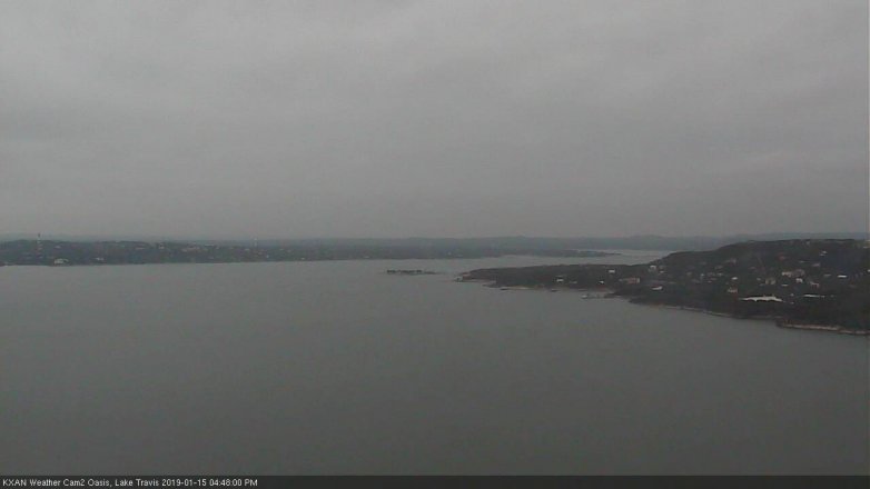Lake Travis webcam, January 15, 2019 3:50 PM CT