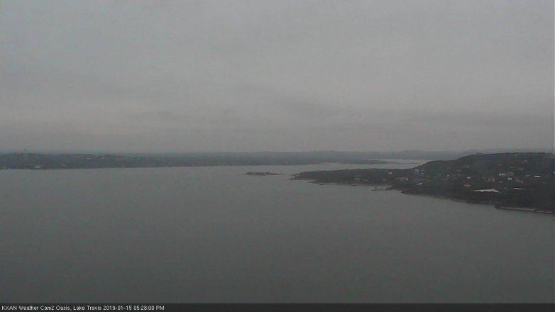 Lake Travis webcam, January 15, 2019 4:30 PM CT