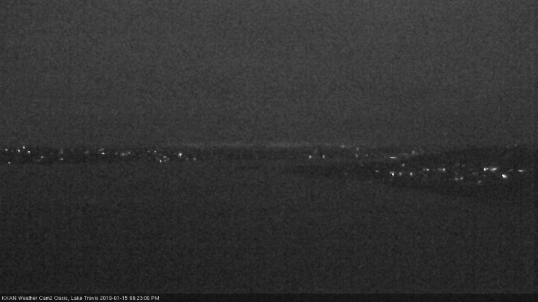 Lake Travis webcam, January 15, 2019 5:25 PM CT