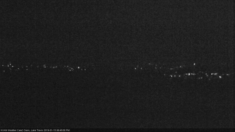 Lake Travis webcam, January 15, 2019 5:50 PM CT