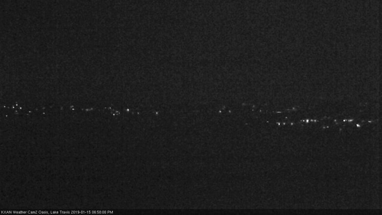 Lake Travis webcam, January 15, 2019 6:00 PM CT
