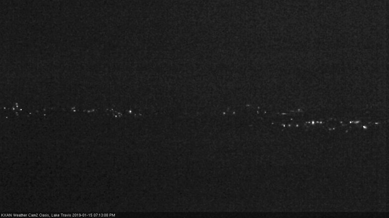 Lake Travis webcam, January 15, 2019 6:15 PM CT