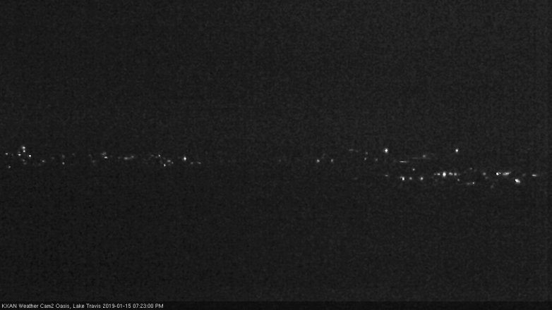 Lake Travis webcam, January 15, 2019 6:25 PM CT