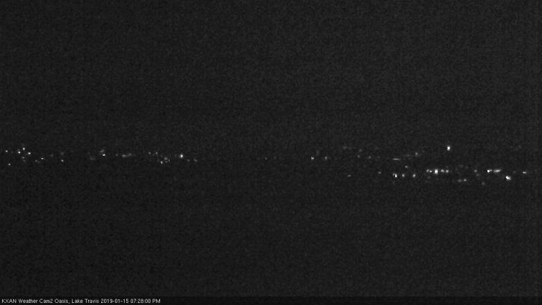Lake Travis webcam, January 15, 2019 6:30 PM CT