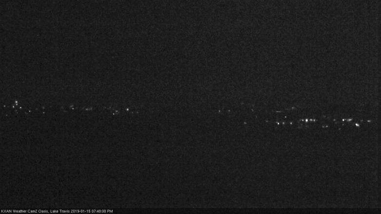 Lake Travis webcam, January 15, 2019 6:50 PM CT