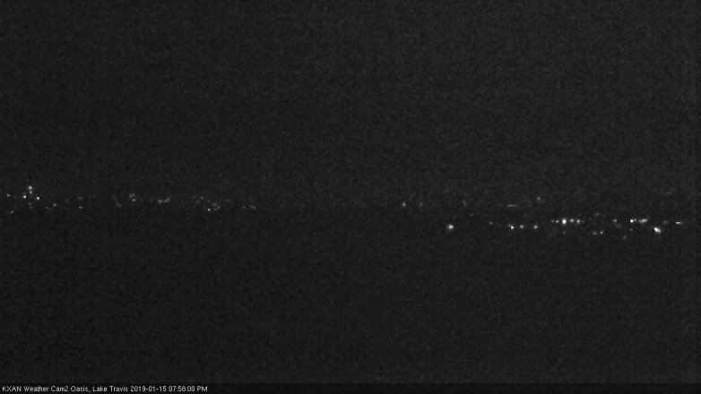 Lake Travis webcam, January 15, 2019 7:00 PM CT