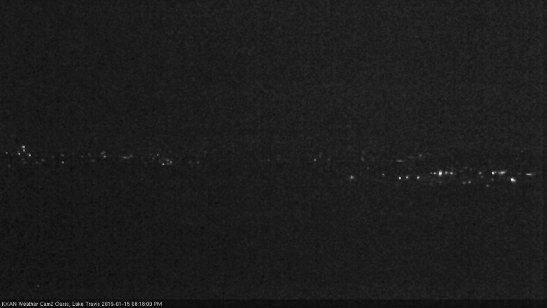 Lake Travis webcam, January 15, 2019 7:20 PM CT