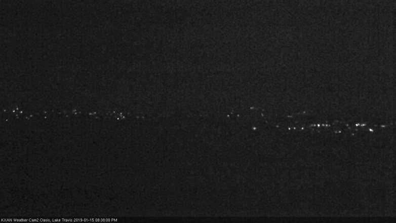 Lake Travis webcam, January 15, 2019 7:40 PM CT