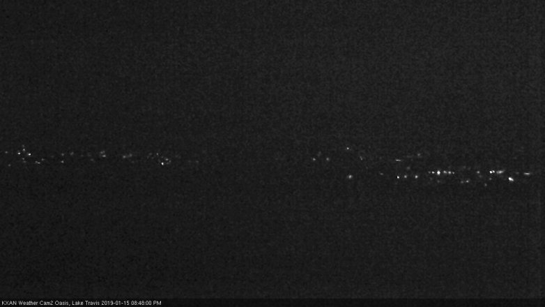 Lake Travis webcam, January 15, 2019 7:50 PM CT
