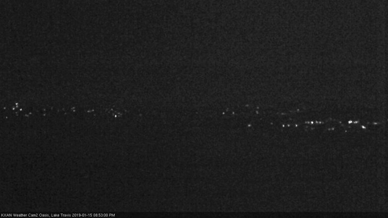 Lake Travis webcam, January 15, 2019 7:55 PM CT