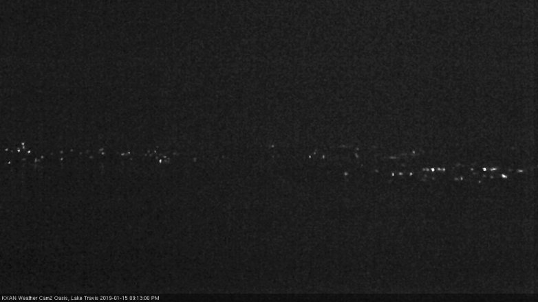 Lake Travis webcam, January 15, 2019 8:15 PM CT