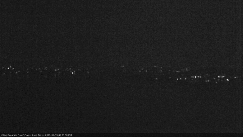 Lake Travis webcam, January 15, 2019 8:35 PM CT