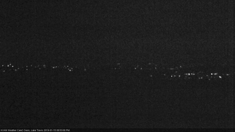 Lake Travis webcam, January 15, 2019 8:55 PM CT
