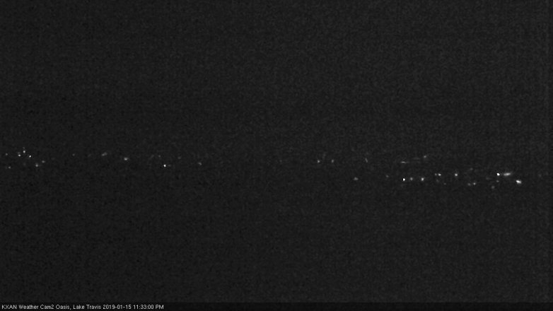 Lake Travis webcam, January 15, 2019 10:35 PM CT