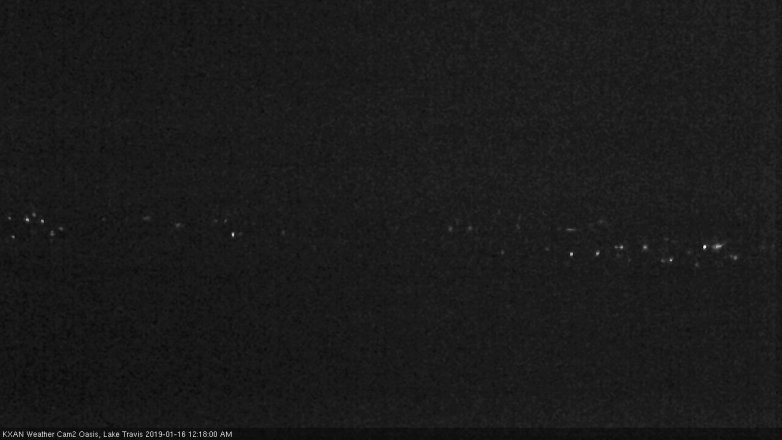 Lake Travis webcam, January 15, 2019 11:20 PM CT