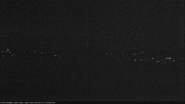 Lake Travis webcam, January 15, 2019 11:55 PM CT
