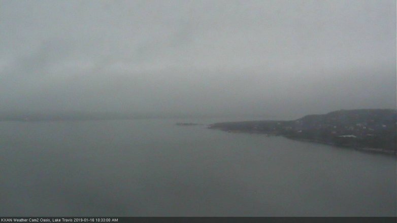 Lake Travis webcam, January 16, 2019 9:35 AM CT