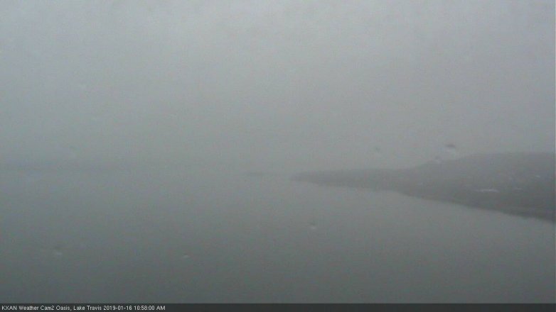 Lake Travis webcam, January 16, 2019 10:00 AM CT