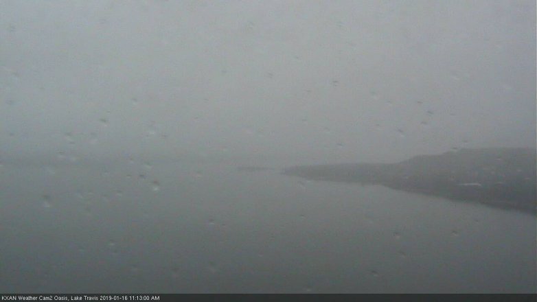 Lake Travis webcam, January 16, 2019 10:15 AM CT