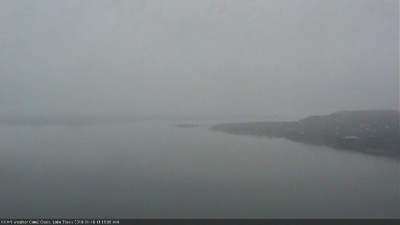 Lake Travis webcam, January 16, 2019 10:20 AM CT