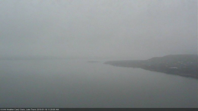 Lake Travis webcam, January 16, 2019 10:30 AM CT