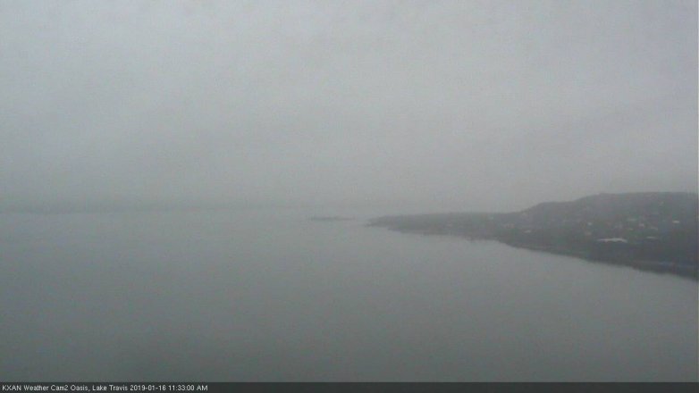 Lake Travis webcam, January 16, 2019 10:35 AM CT