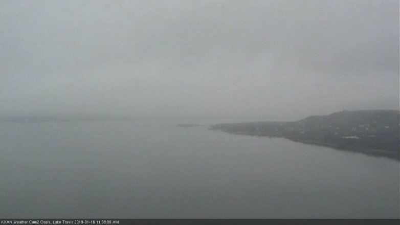 Lake Travis webcam, January 16, 2019 10:40 AM CT