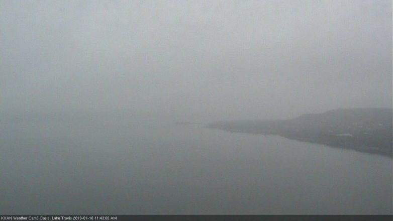 Lake Travis webcam, January 16, 2019 10:45 AM CT