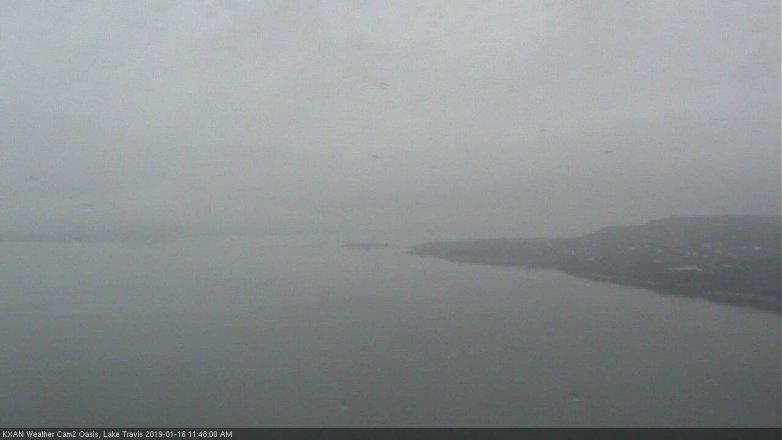 Lake Travis webcam, January 16, 2019 10:50 AM CT