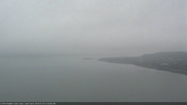 Lake Travis webcam, January 16, 2019 10:55 AM CT