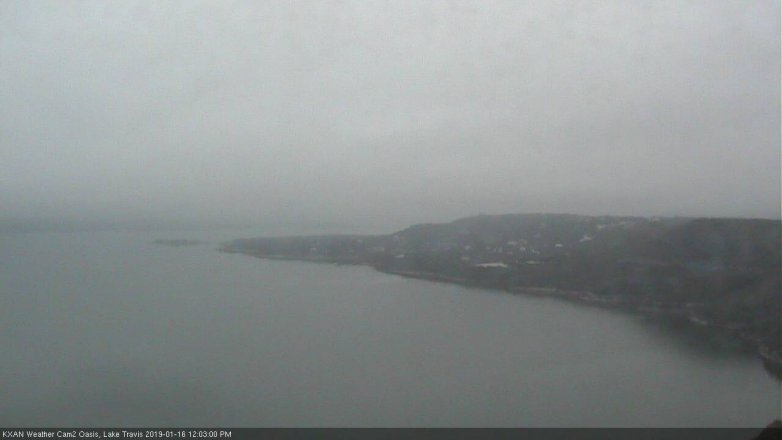 Lake Travis webcam, January 16, 2019 11:05 AM CT
