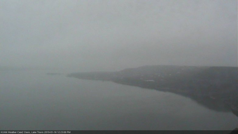 Lake Travis webcam, January 16, 2019 11:25 AM CT