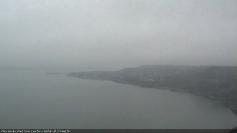 Lake Travis webcam, January 16, 2019 11:35 AM CT