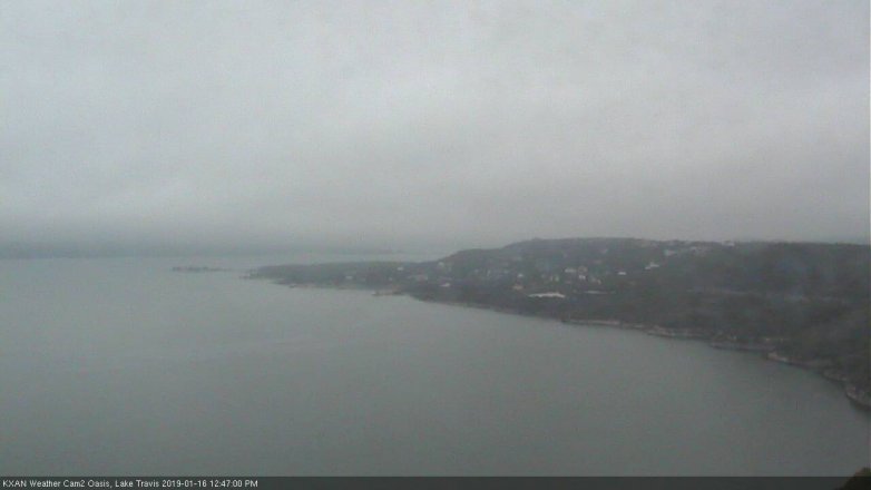 Lake Travis webcam, January 16, 2019 11:50 AM CT