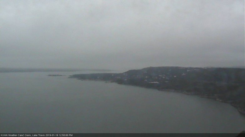 Lake Travis webcam, January 16, 2019 12:00 PM CT