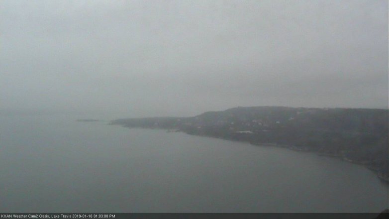 Lake Travis webcam, January 16, 2019 12:05 PM CT