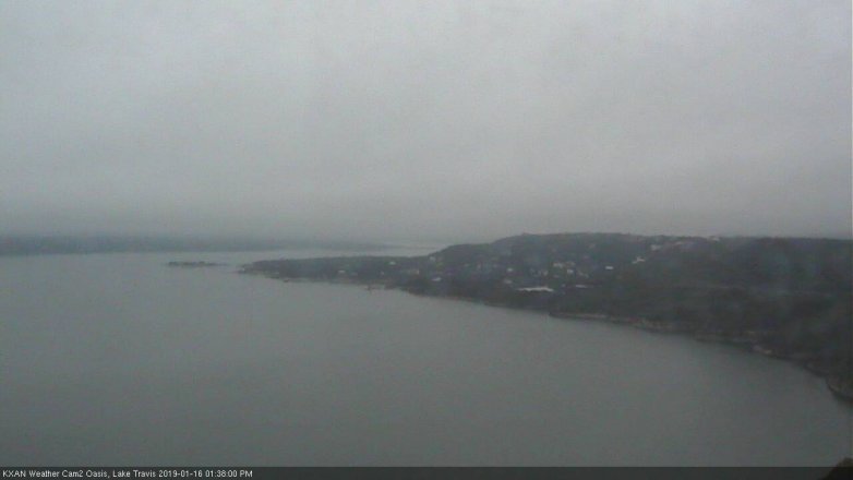 Lake Travis webcam, January 16, 2019 12:40 PM CT