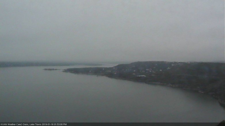 Lake Travis webcam, January 16, 2019 12:55 PM CT