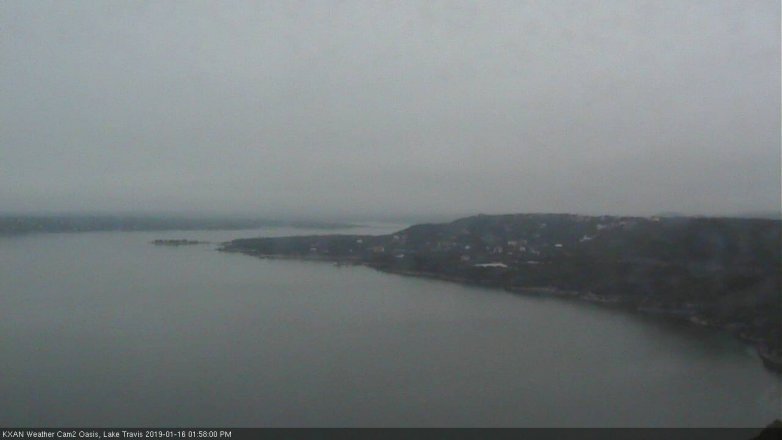Lake Travis webcam, January 16, 2019 1:00 PM CT