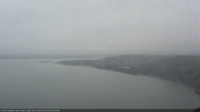 Lake Travis webcam, January 16, 2019 1:25 PM CT