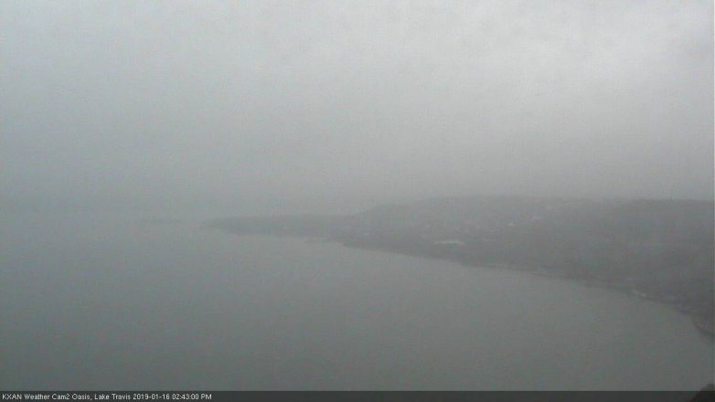 Lake Travis webcam, January 16, 2019 1:45 PM CT