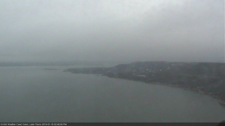 Lake Travis webcam, January 16, 2019 1:50 PM CT